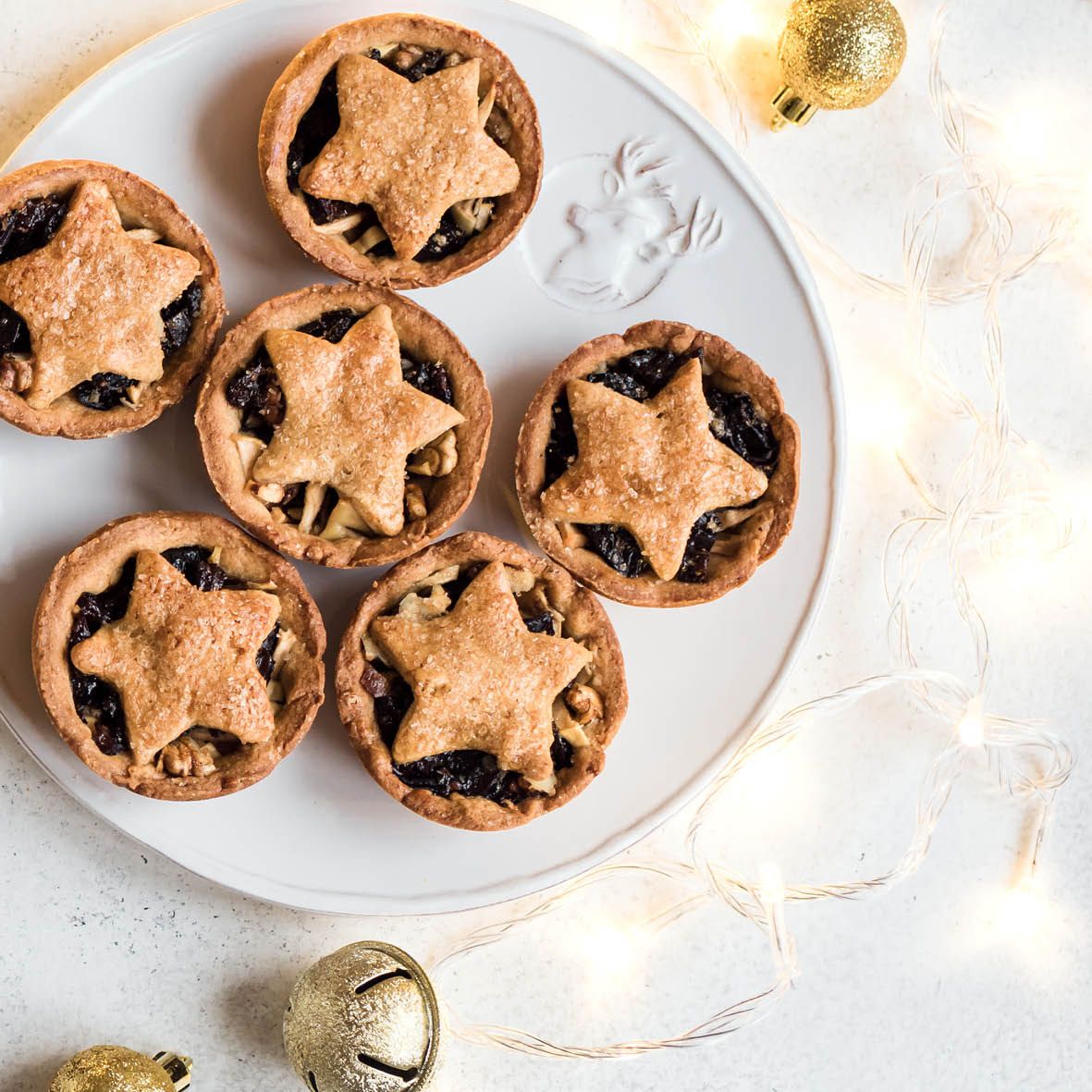 homemade mince pies with fruit