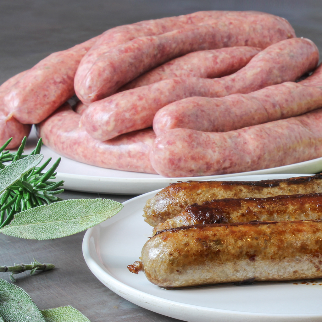 homemade sausages