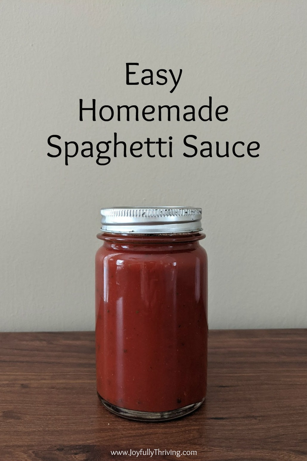 homemade spaghetti sauce recipe