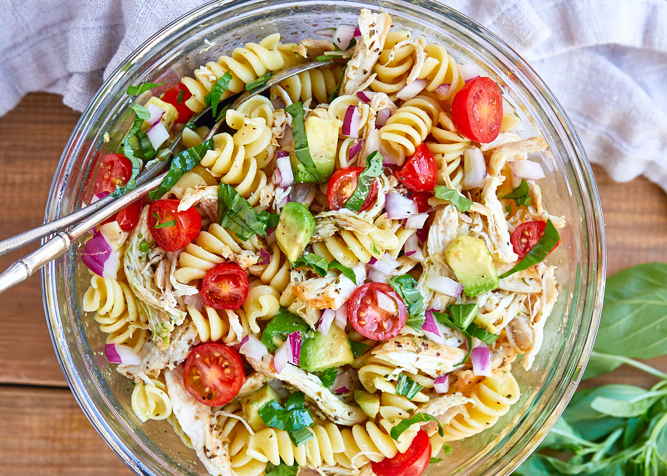 hot pepper sauce in a pasta salad recipe