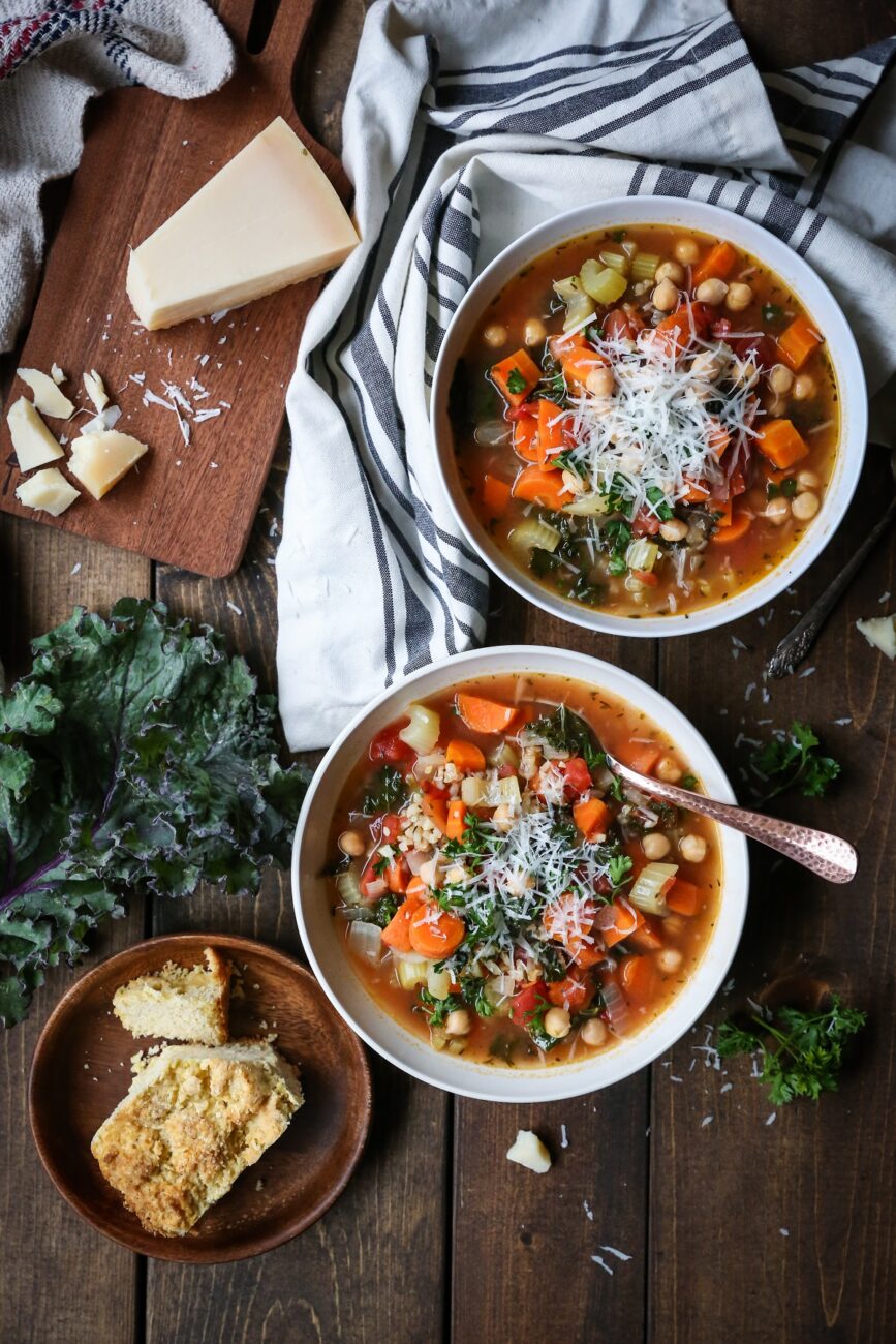 kale soup with oatmeal