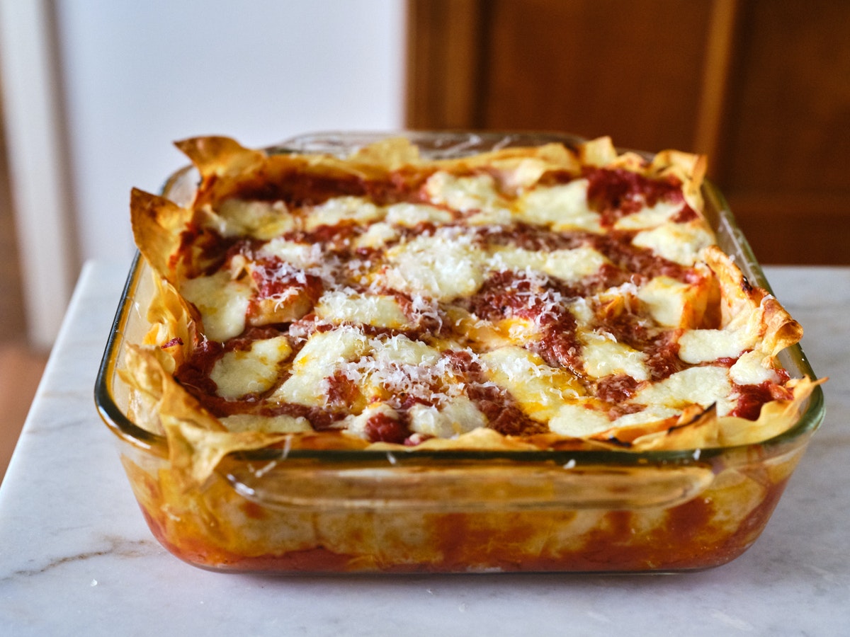 lasagna recipe with already made tomato sauce