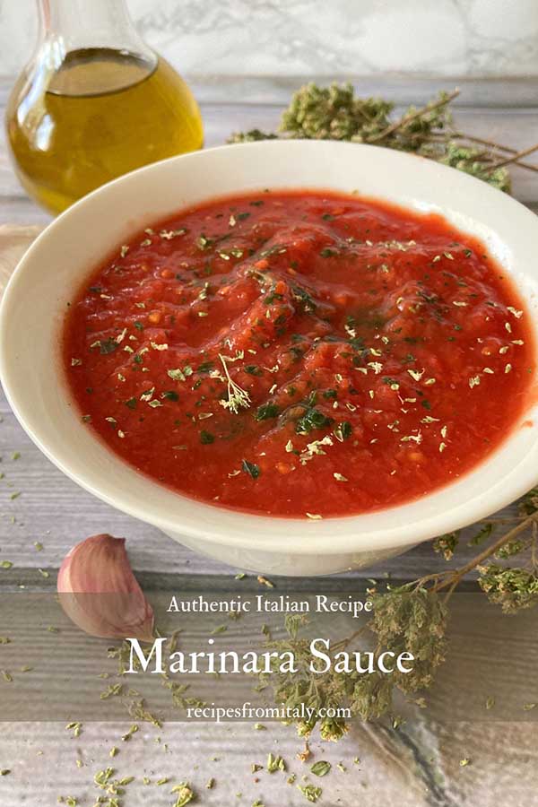 Marinara Sauce Recipe