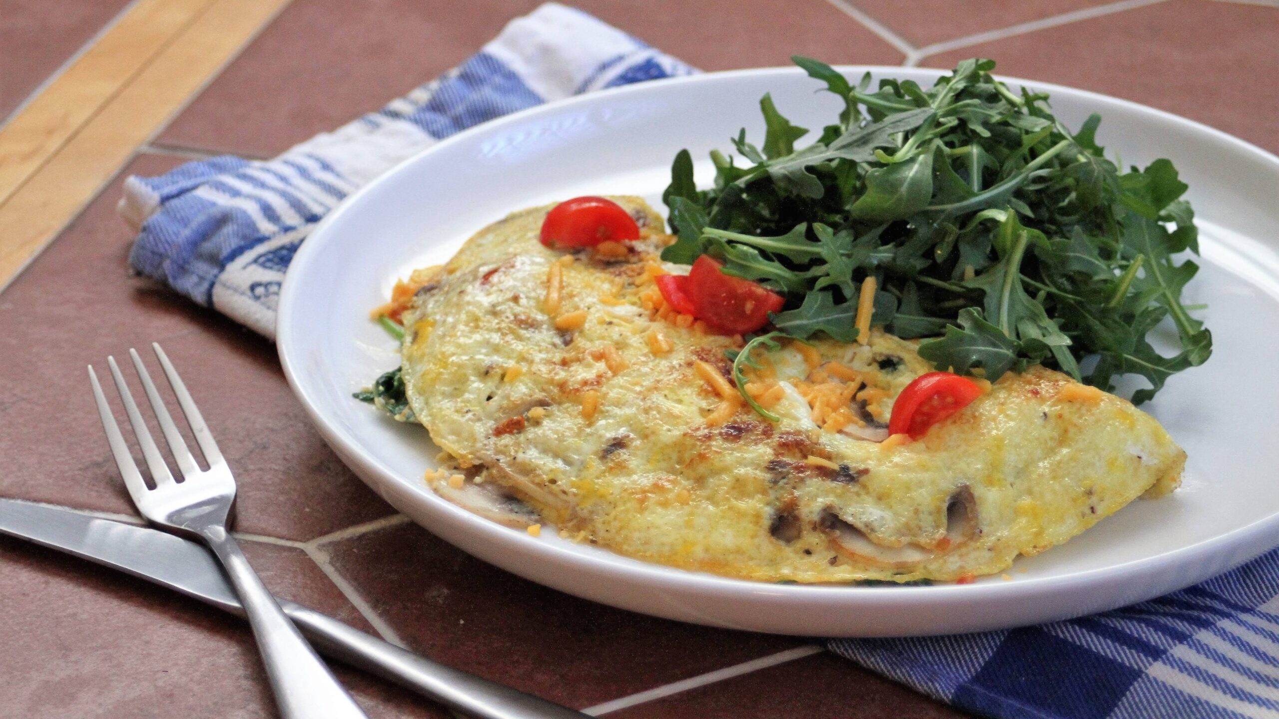 omelette florentine scaled