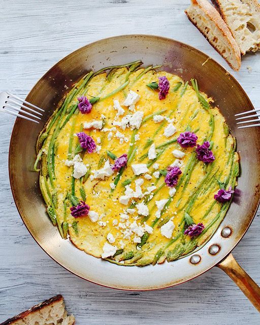 omelette with asparagus ii