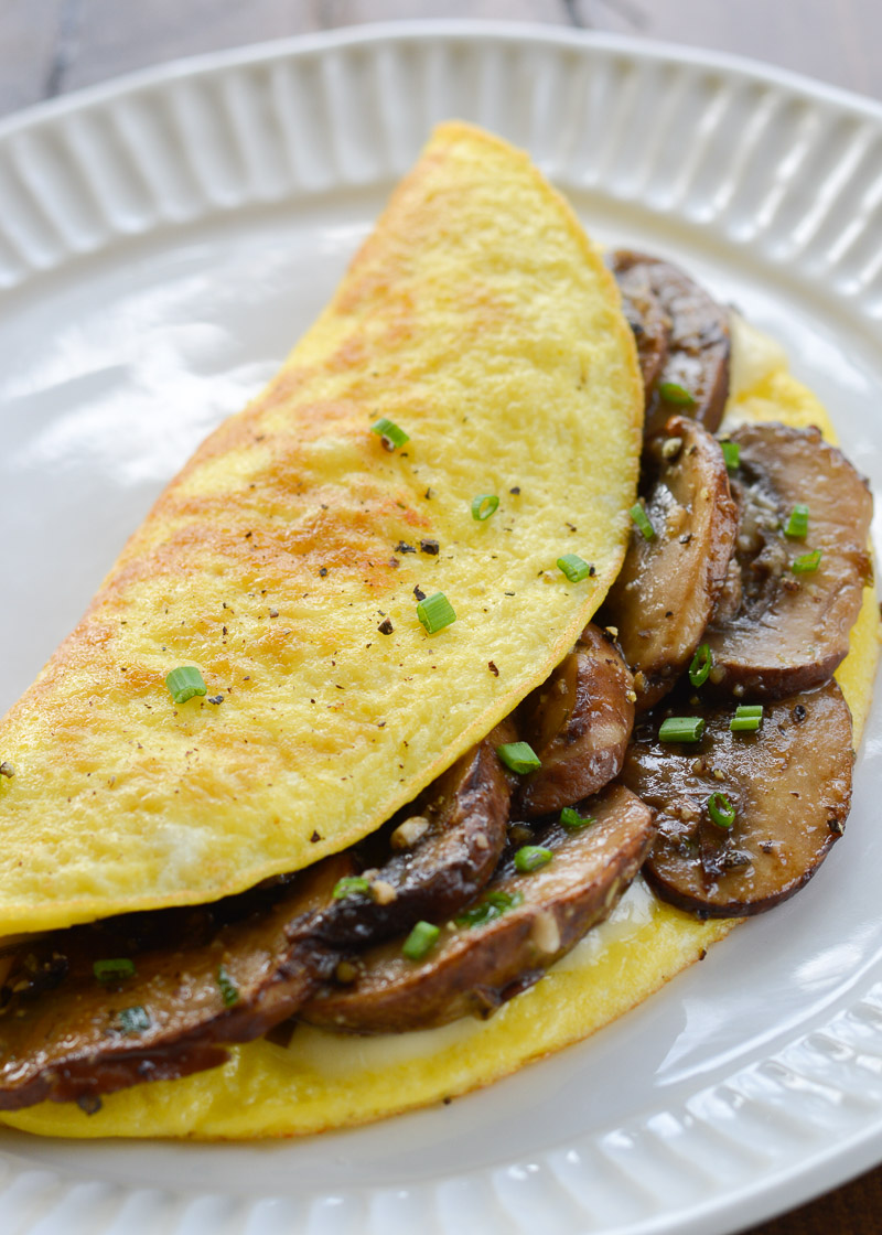 omelette with mushrooms ii
