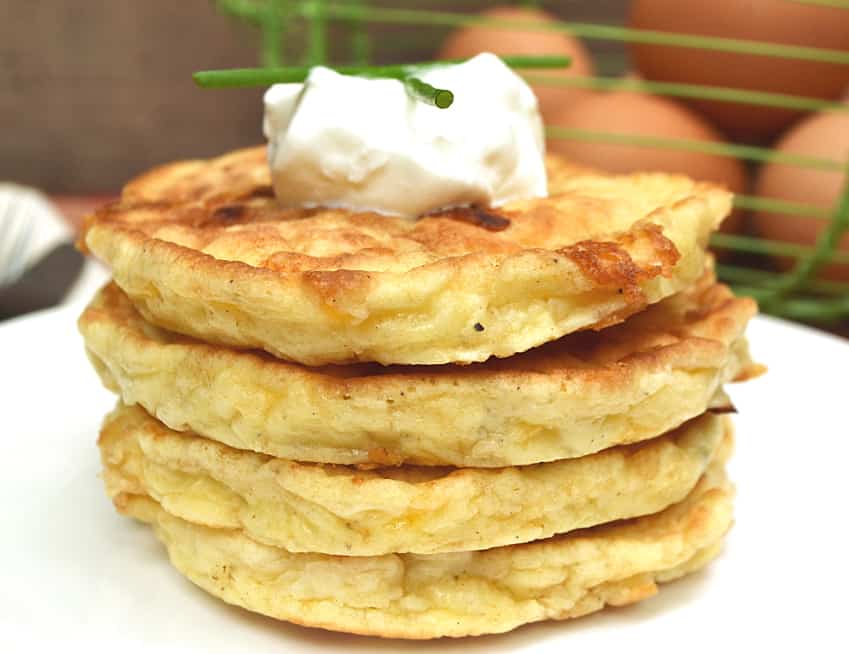 pancakes with cheese 1