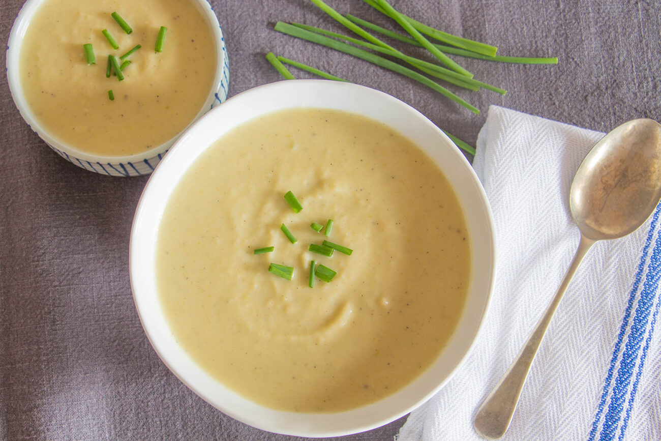 potato soup with leeks