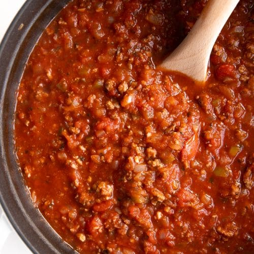 preserve bacon and onion in the tomato sauce recipe