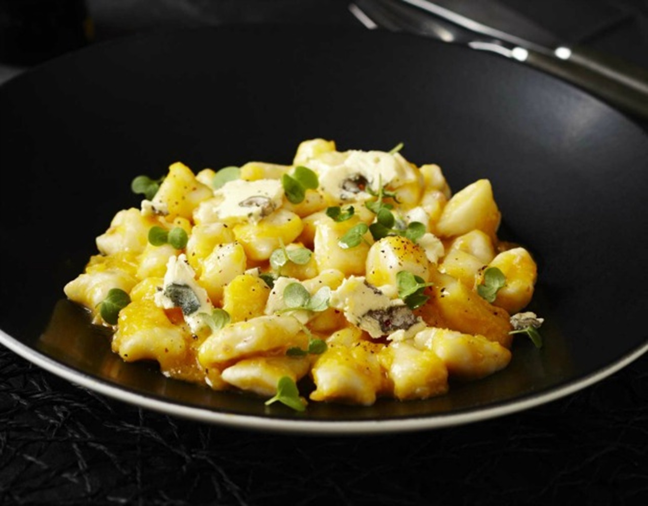 pumpkin gnocchi with cheese