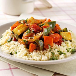 ratatouille with couscous