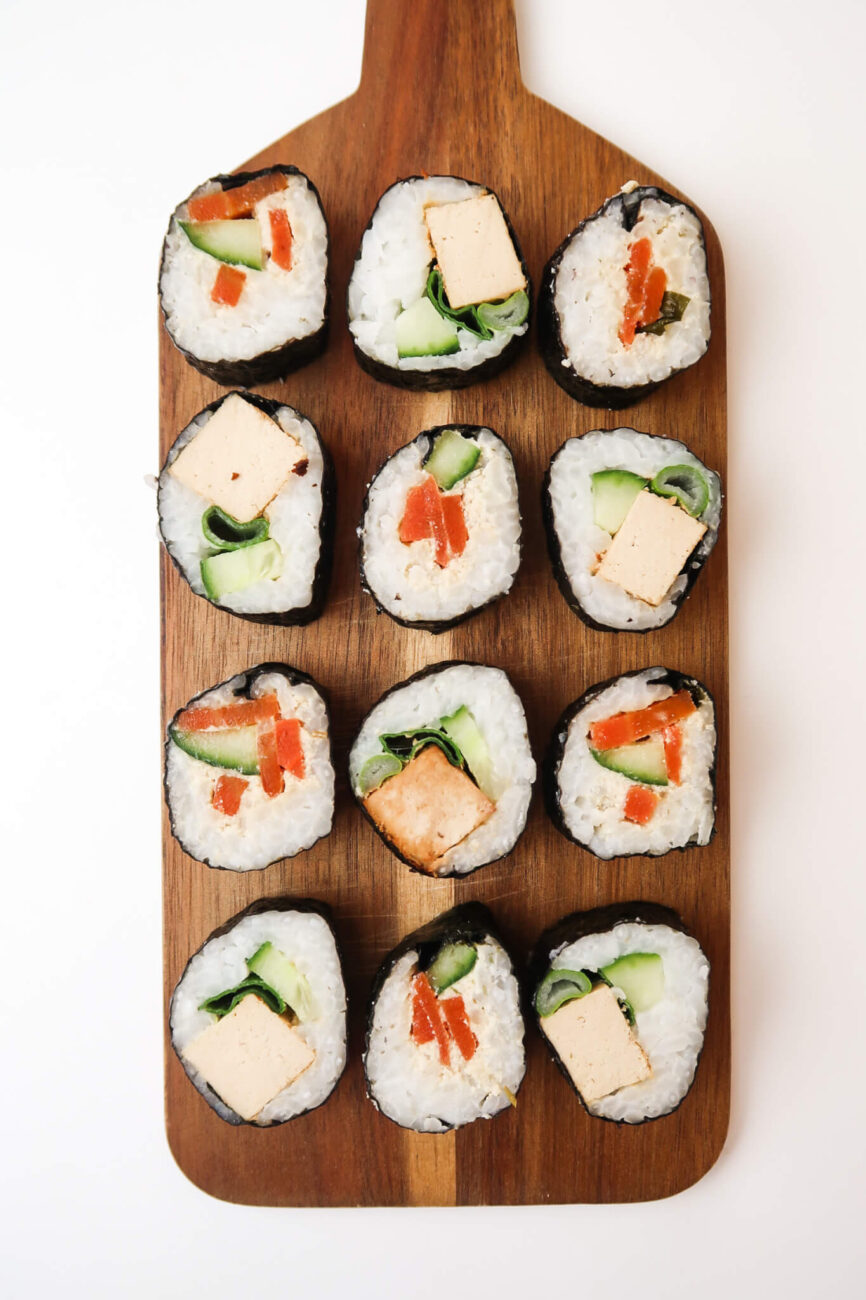 raw sunflower seed sushi