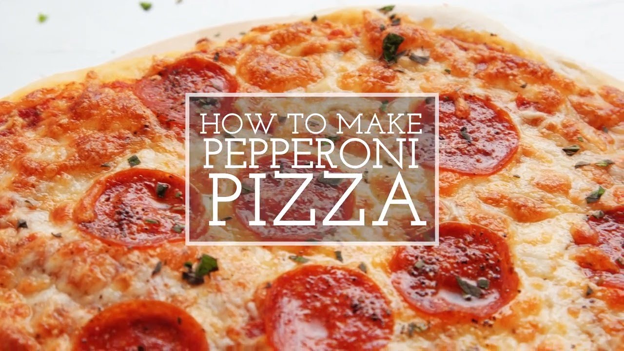 recipe for making pepperoni pizza pie