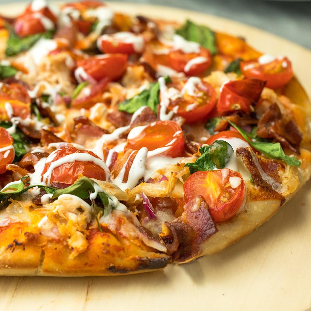 recipe for making veggie pizza hut spicy ranch