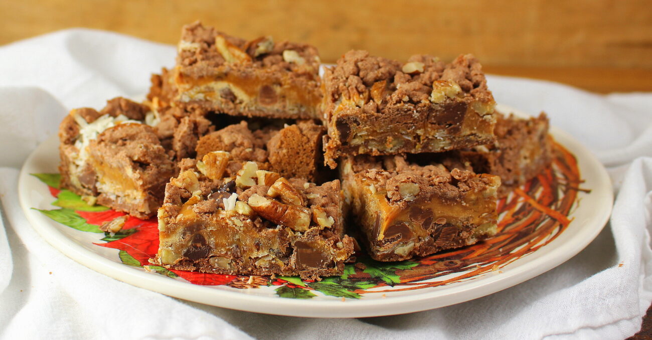 recipe to make bars out of a bread