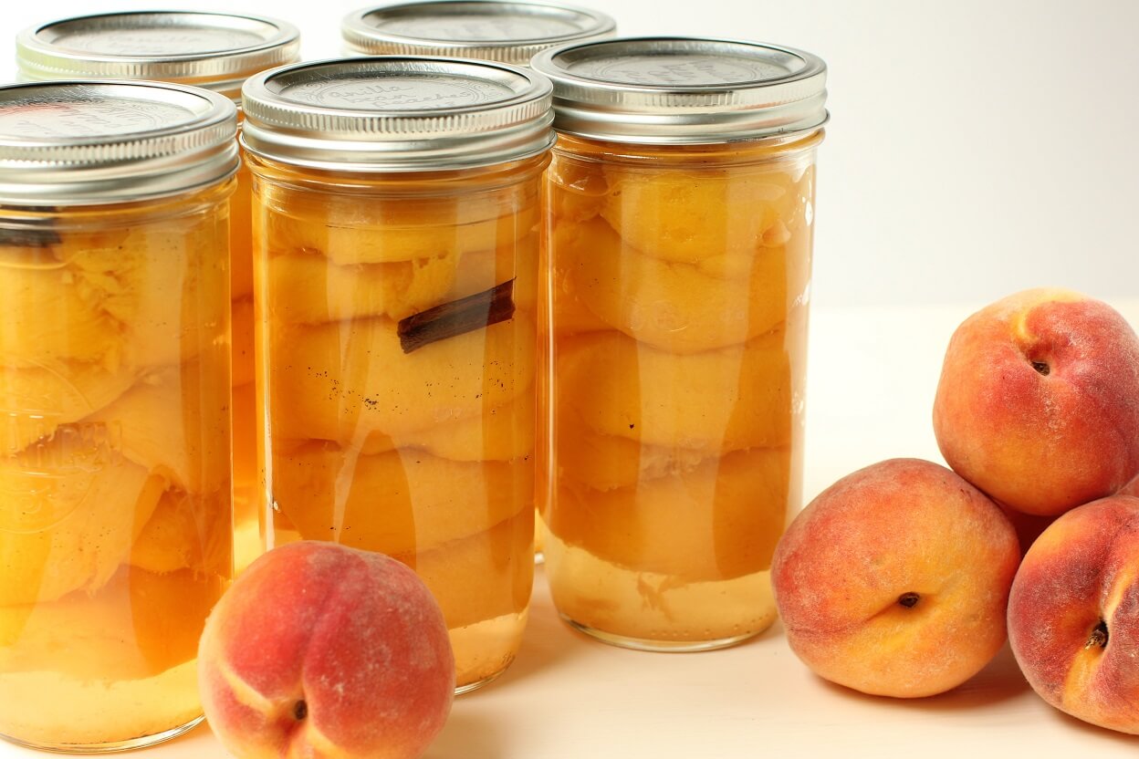 recipe to make lite canned fruit using reg canned peaches