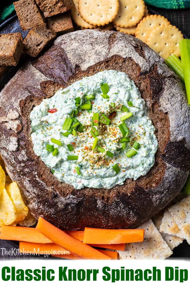 recipe to make using crackers spinach dip and salsa