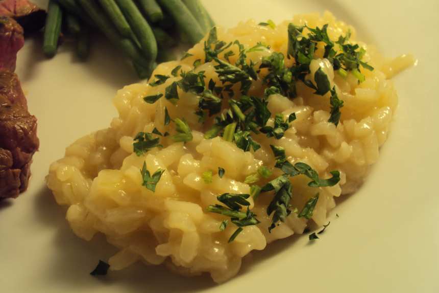 risotto with horseradish