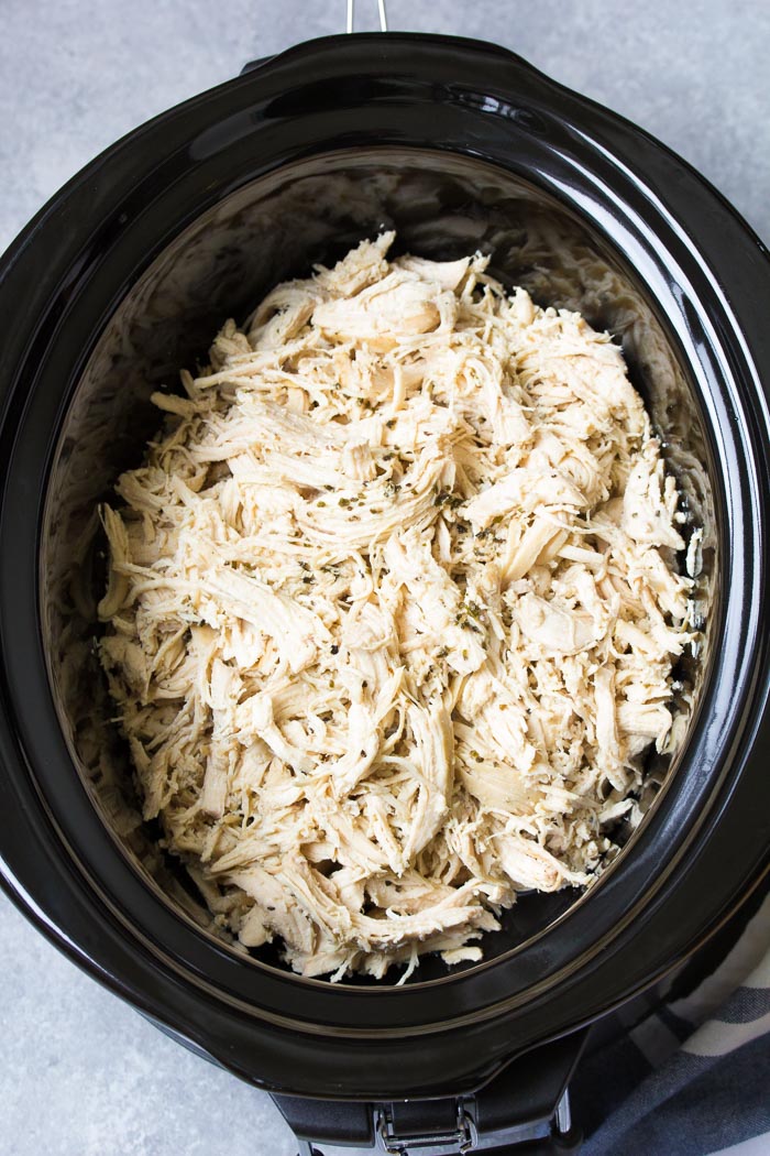 Shredded Chicken In Crockpot Recipe - Quickezrecipes.com