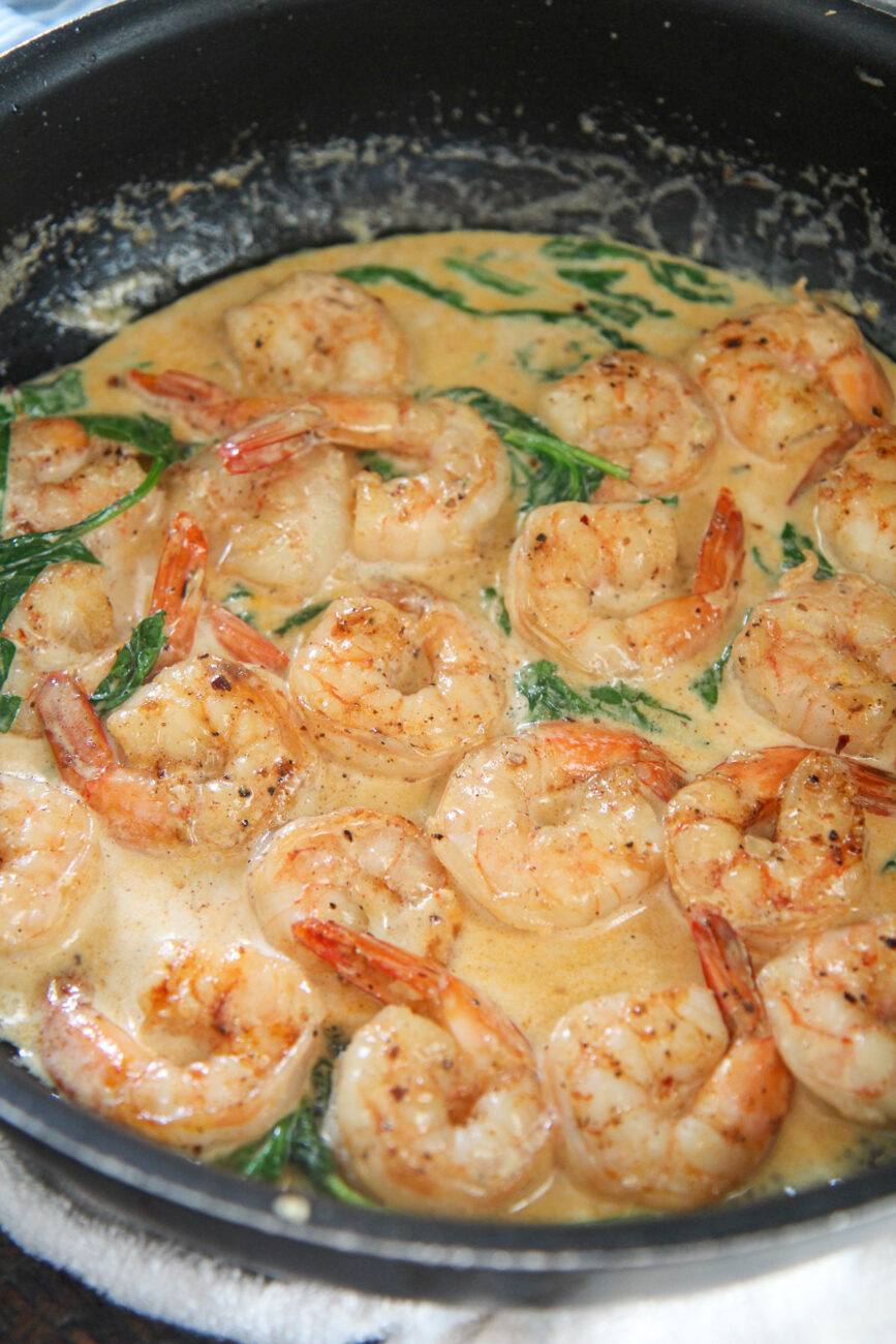 shrimp in cream