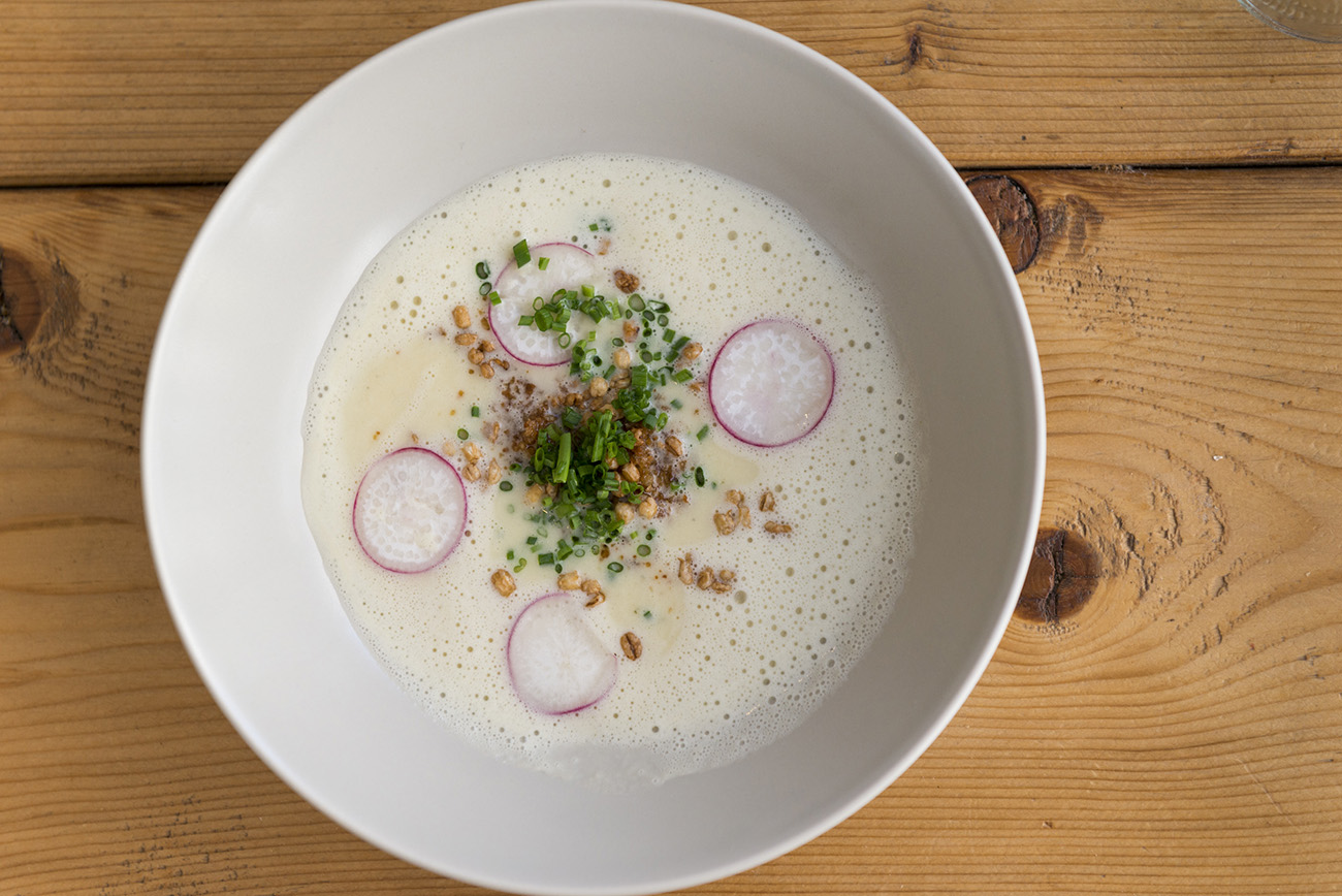 soup with tyrolean dumplings