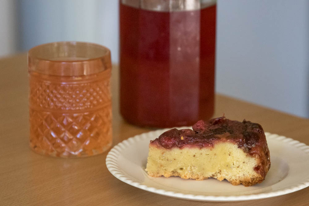 sour plum cake