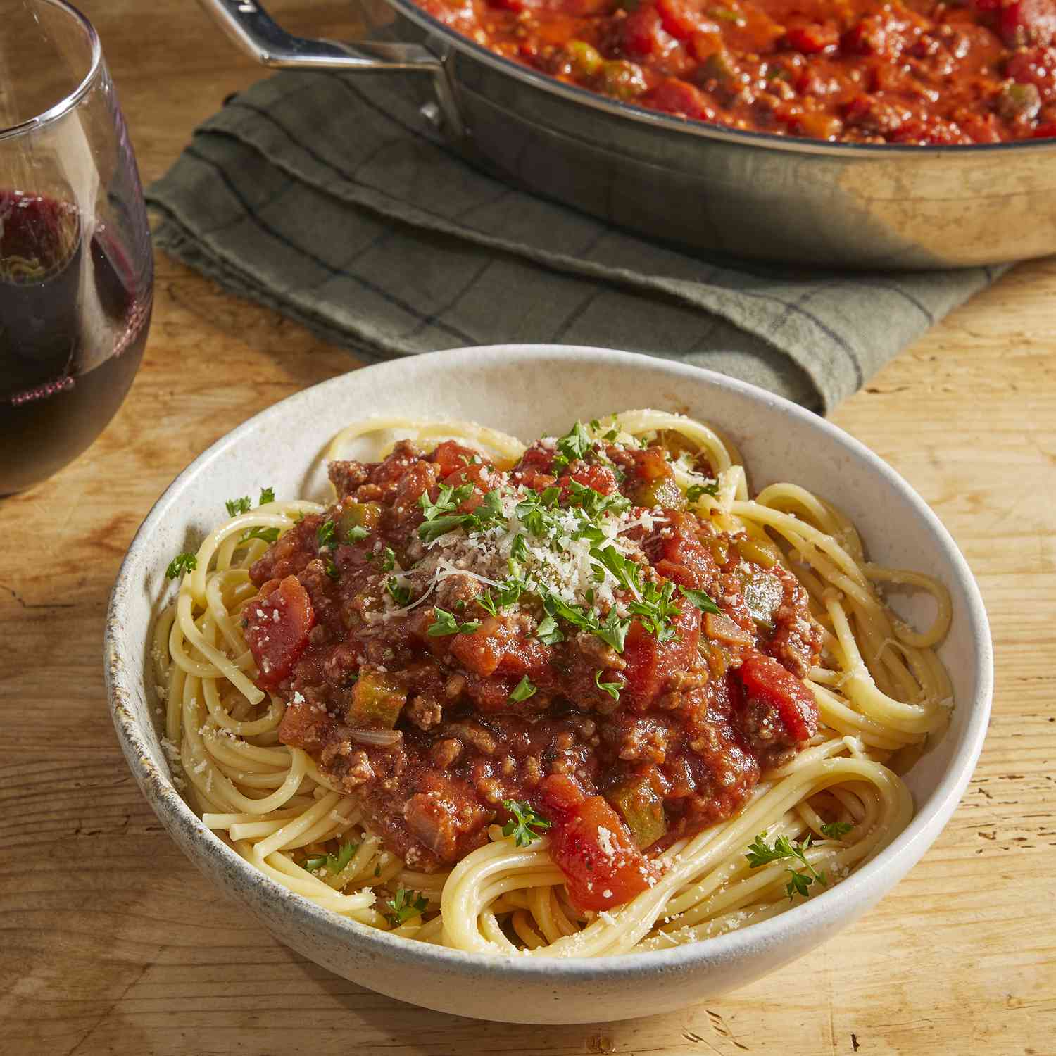 spaghetti and meat sauce ground beef recipe