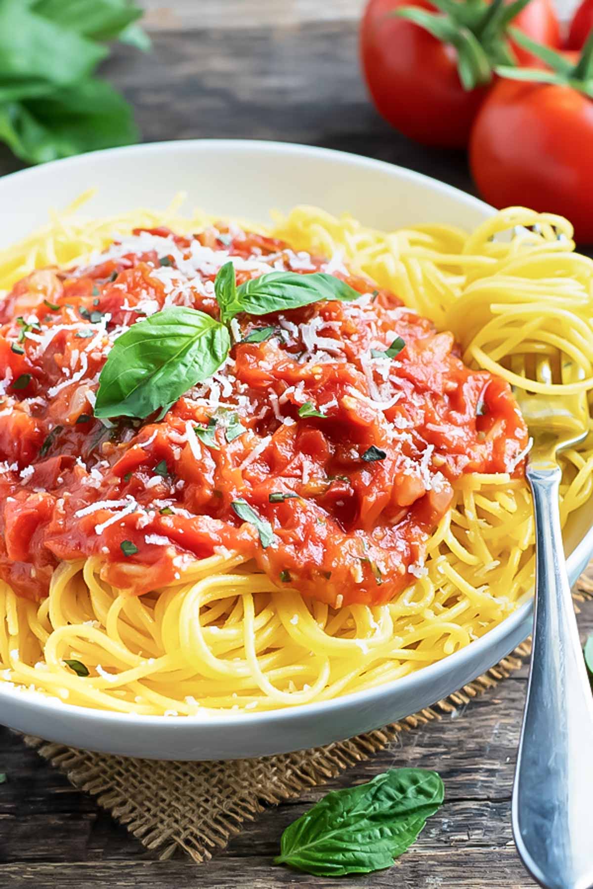 spaghetti sauce without any oils and meat and dairy products and fats