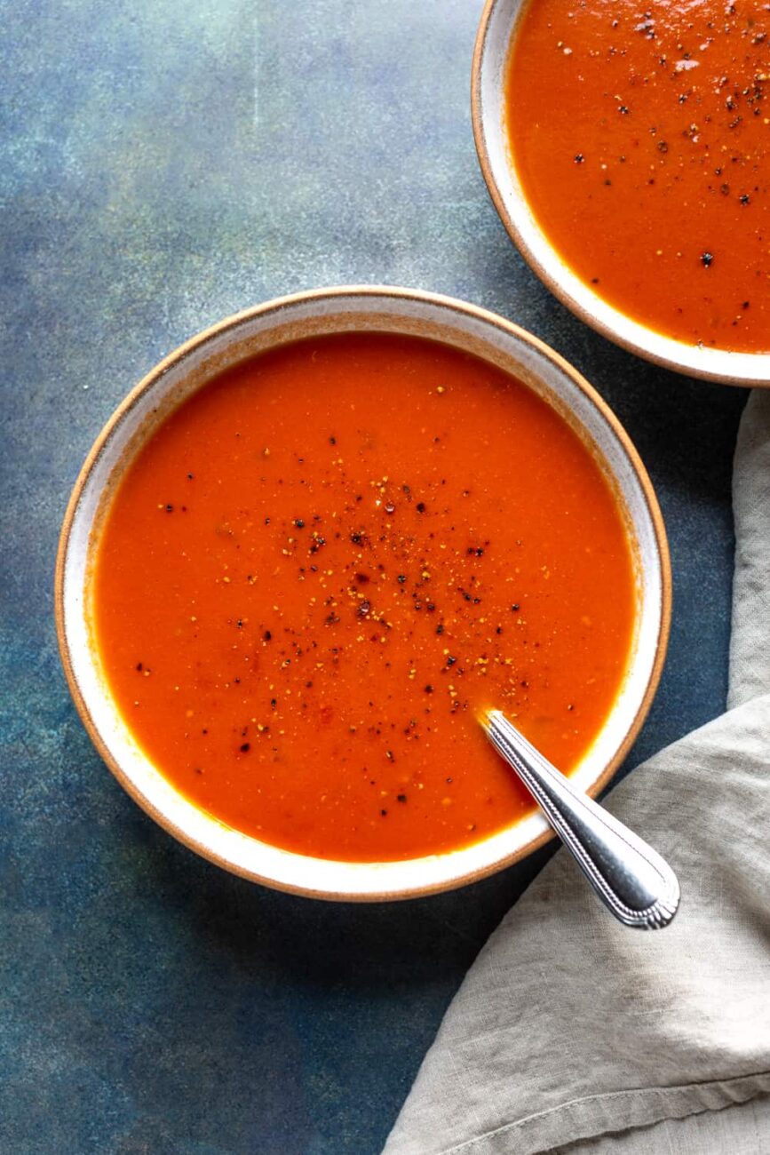 spicy cold tomato soup