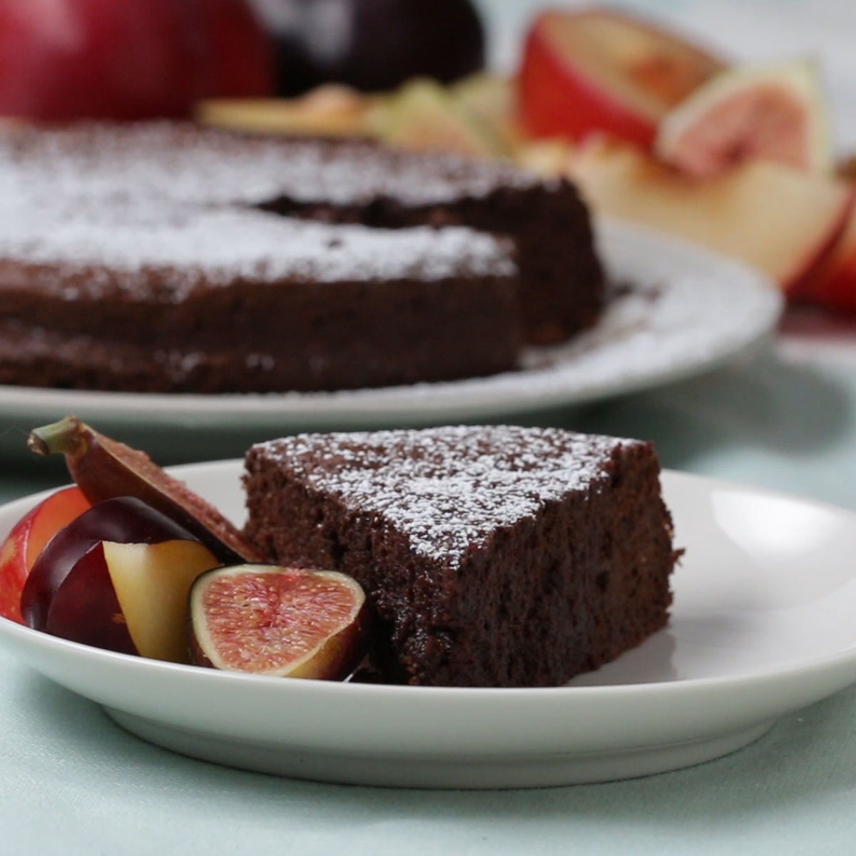 tasty cocoa cake not only for guests