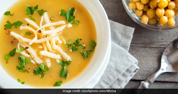 thick vegetable soup with beans beets and tomatoes