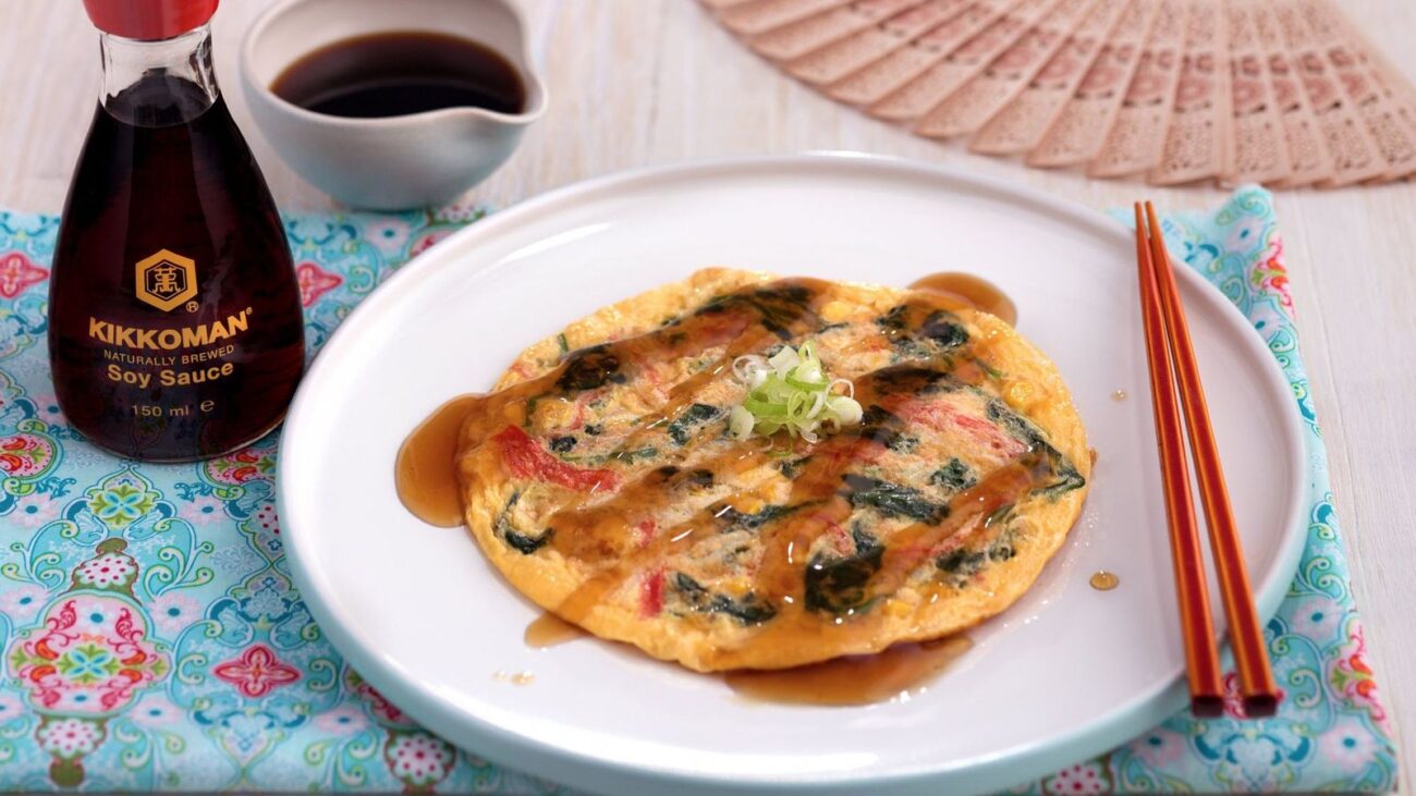 omelette with pihavkami